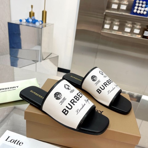 Replica Burberry Slippers For Women #1224559 $88.00 USD for Wholesale