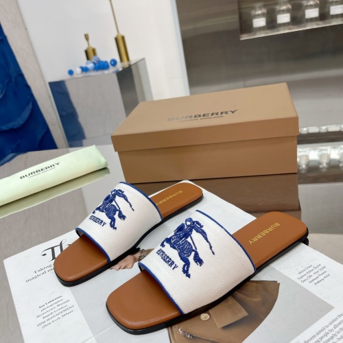 Replica Burberry Slippers For Women #1224562, $85.00 USD, [ITEM#1224562], Replica Burberry Slippers outlet from China