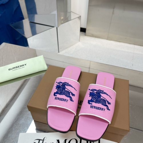 Replica Burberry Slippers For Women #1224575 $85.00 USD for Wholesale