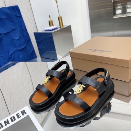 Replica Burberry Sandal For Women #1224608, $82.00 USD, [ITEM#1224608], Replica Burberry Sandal outlet from China