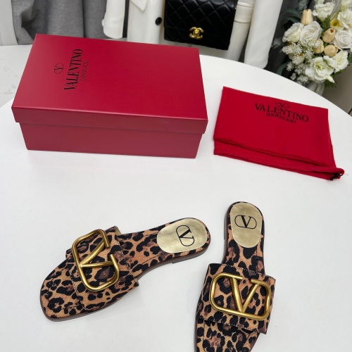 Replica Valentino Slippers For Women #1224631 $82.00 USD for Wholesale