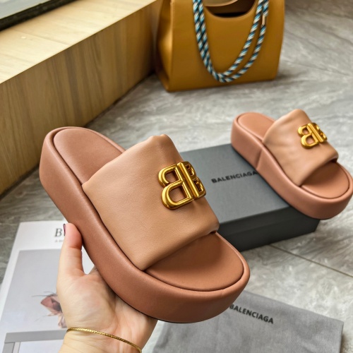 Replica Balenciaga Slippers For Women #1224663 $92.00 USD for Wholesale