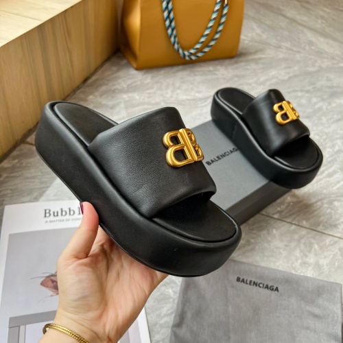 Replica Balenciaga Slippers For Women #1224665 $92.00 USD for Wholesale