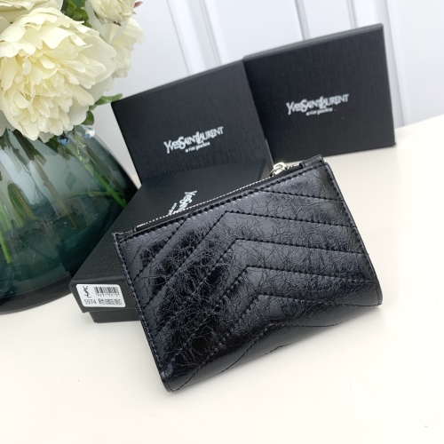 Replica Yves Saint Laurent YSL Wallets #1224759 $42.00 USD for Wholesale