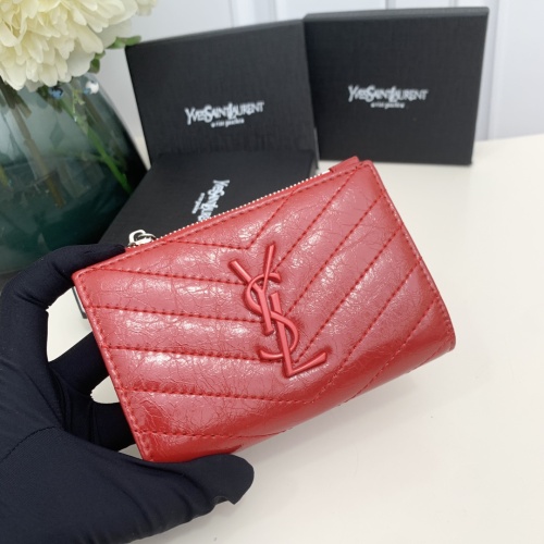 Replica Yves Saint Laurent YSL Wallets #1224761 $42.00 USD for Wholesale