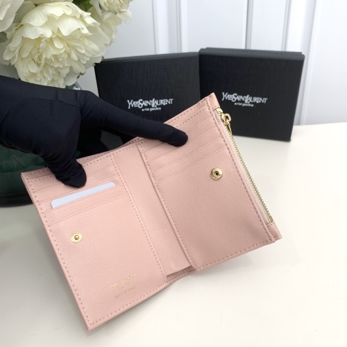 Replica Yves Saint Laurent YSL Wallets #1224764 $42.00 USD for Wholesale