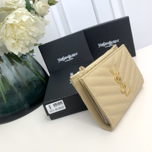 Replica Yves Saint Laurent YSL Wallets #1224765 $42.00 USD for Wholesale