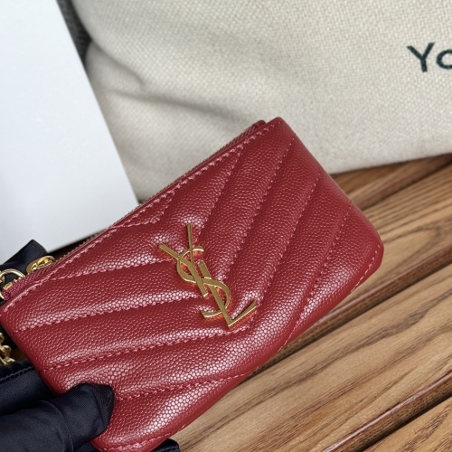 Replica Yves Saint Laurent YSL Wallets #1224782 $64.00 USD for Wholesale