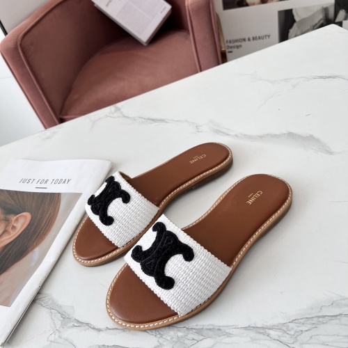 Replica Celine Slippers For Women #1225066, $68.00 USD, [ITEM#1225066], Replica Celine Slippers outlet from China