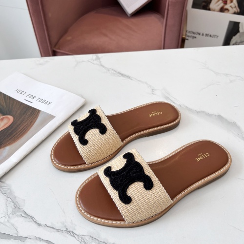 Replica Celine Slippers For Women #1225067, $68.00 USD, [ITEM#1225067], Replica Celine Slippers outlet from China