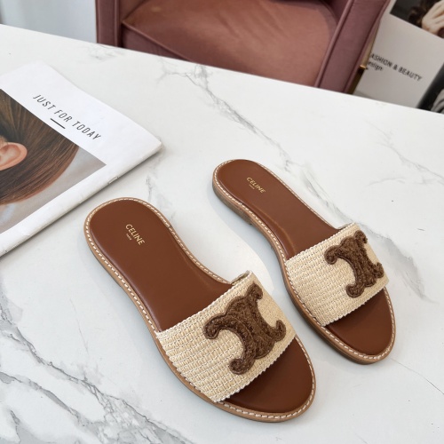 Replica Celine Slippers For Women #1225069 $68.00 USD for Wholesale