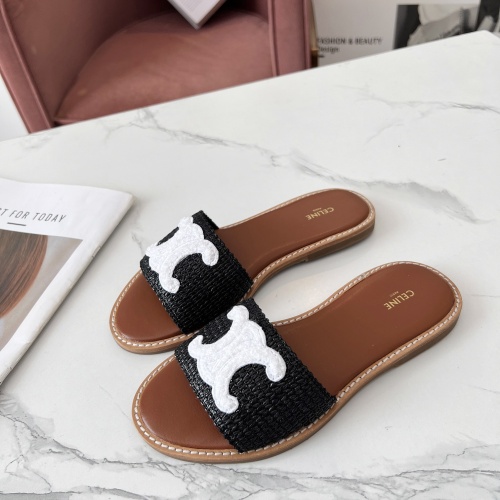 Replica Celine Slippers For Women #1225071, $68.00 USD, [ITEM#1225071], Replica Celine Slippers outlet from China