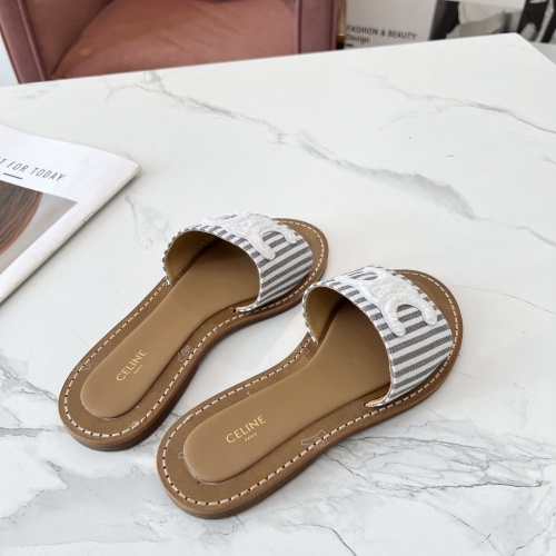 Replica Celine Slippers For Women #1225081 $82.00 USD for Wholesale