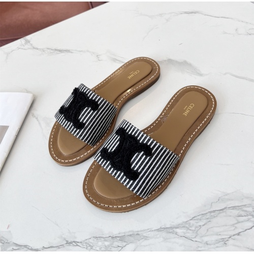 Replica Celine Slippers For Women #1225086, $82.00 USD, [ITEM#1225086], Replica Celine Slippers outlet from China