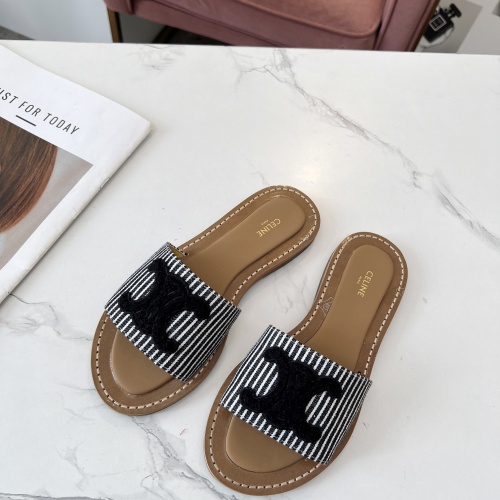 Replica Celine Slippers For Women #1225086 $82.00 USD for Wholesale