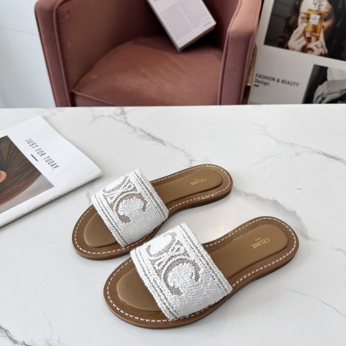 Replica Celine Slippers For Women #1225089, $88.00 USD, [ITEM#1225089], Replica Celine Slippers outlet from China