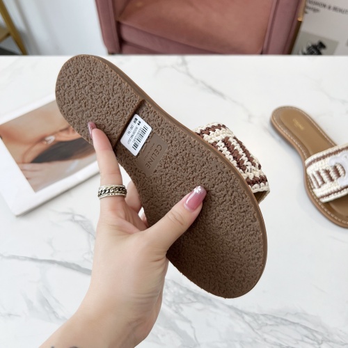 Replica Celine Slippers For Women #1225091 $88.00 USD for Wholesale