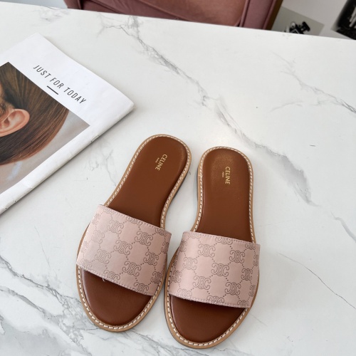 Replica Celine Slippers For Women #1225101, $68.00 USD, [ITEM#1225101], Replica Celine Slippers outlet from China