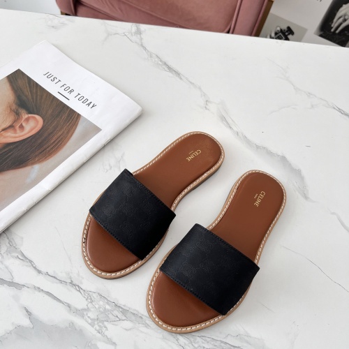 Replica Celine Slippers For Women #1225102, $68.00 USD, [ITEM#1225102], Replica Celine Slippers outlet from China