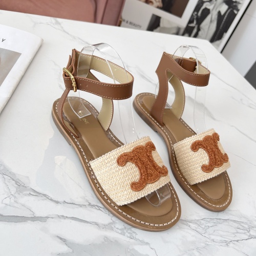 Replica Celine Sandal For Women #1225119, $85.00 USD, [ITEM#1225119], Replica Celine Sandal outlet from China