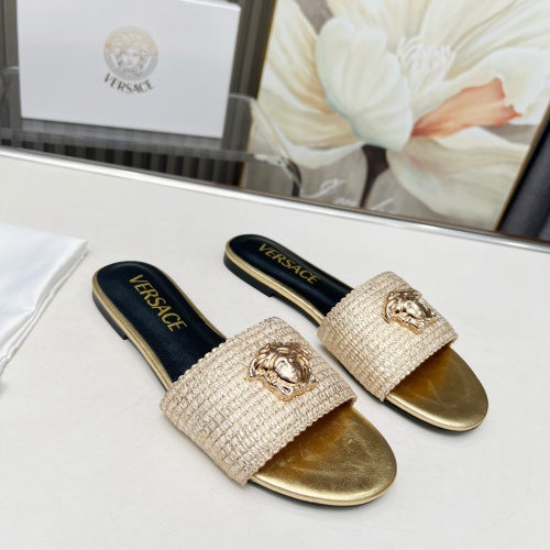 Replica Versace Slippers For Women #1225140 $82.00 USD for Wholesale