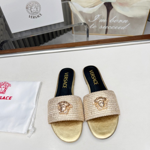 Replica Versace Slippers For Women #1225140 $82.00 USD for Wholesale