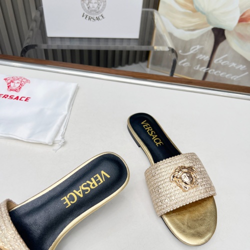 Replica Versace Slippers For Women #1225140 $82.00 USD for Wholesale