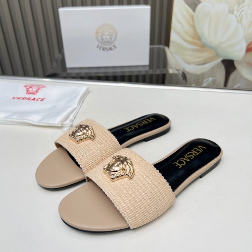 Replica Versace Slippers For Women #1225142, $82.00 USD, [ITEM#1225142], Replica Versace Slippers outlet from China