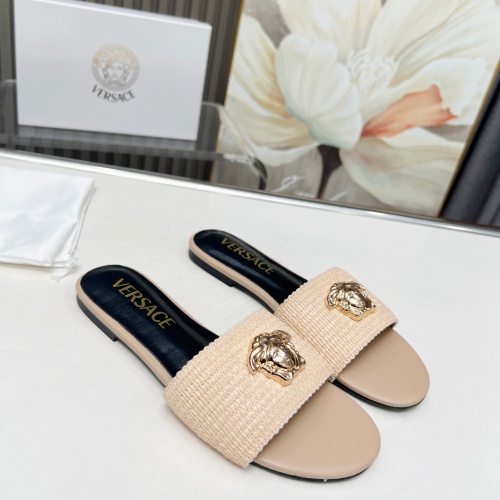 Replica Versace Slippers For Women #1225142 $82.00 USD for Wholesale