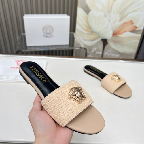 Replica Versace Slippers For Women #1225142 $82.00 USD for Wholesale