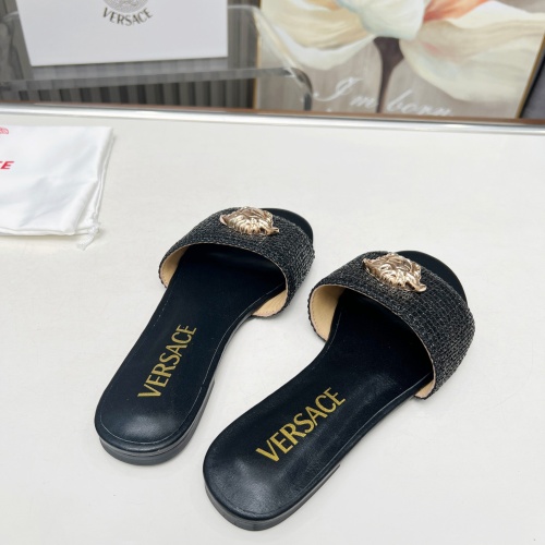 Replica Versace Slippers For Women #1225149 $82.00 USD for Wholesale