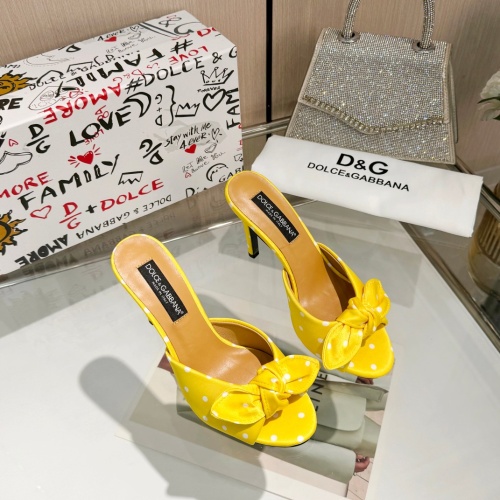 Replica Dolce & Gabbana D&G Slippers For Women #1225162 $88.00 USD for Wholesale