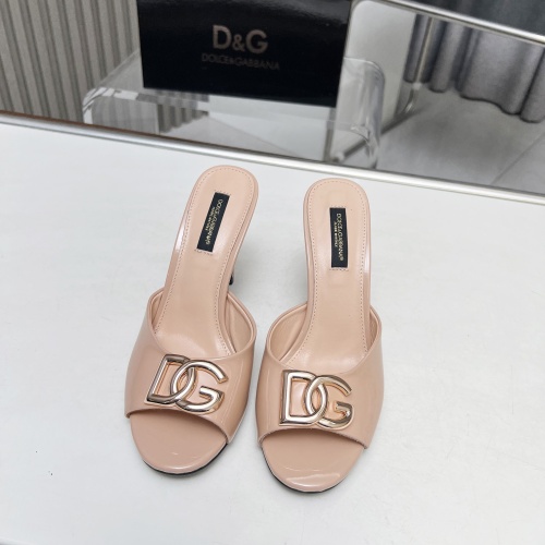 Replica Dolce & Gabbana D&G Slippers For Women #1225232 $85.00 USD for Wholesale