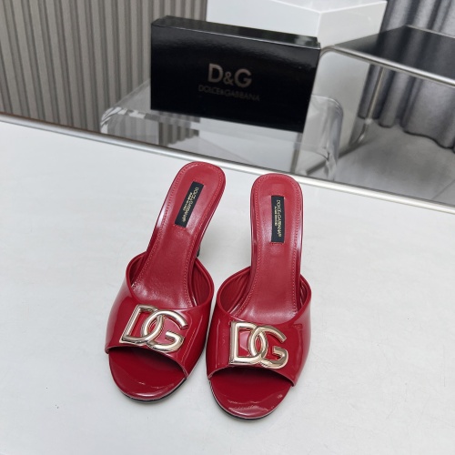 Replica Dolce & Gabbana D&G Slippers For Women #1225234 $85.00 USD for Wholesale