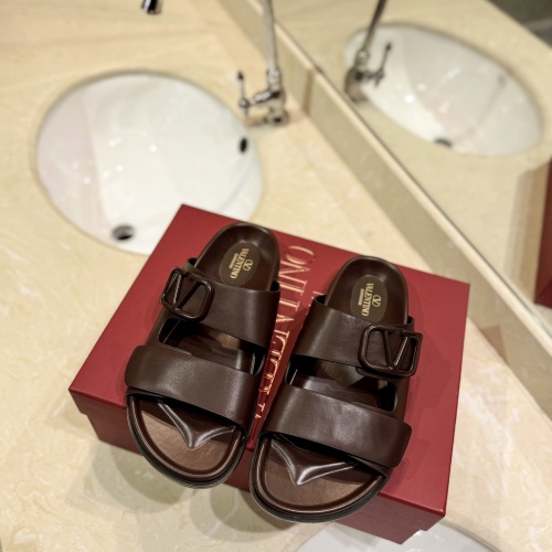 Replica Valentino Slippers For Men #1225257 $100.00 USD for Wholesale