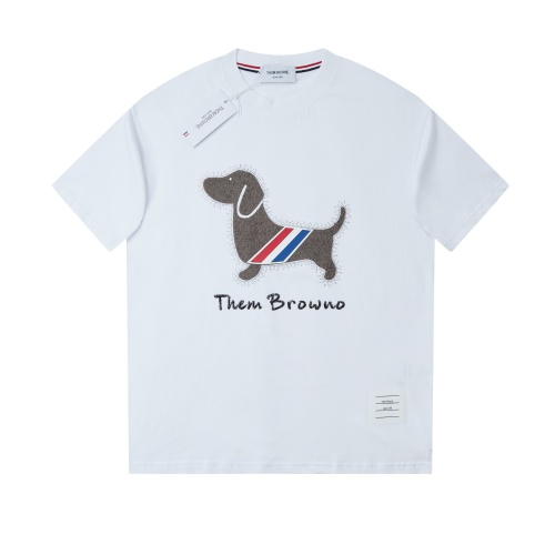 Replica Thom Browne TB T-Shirts Short Sleeved For Men #1225343, $72.00 USD, [ITEM#1225343], Replica Thom Browne TB T-Shirts outlet from China