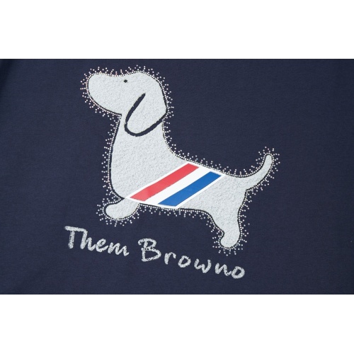 Replica Thom Browne TB T-Shirts Short Sleeved For Men #1225344 $72.00 USD for Wholesale