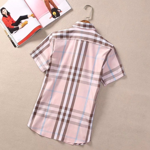 Replica Burberry Shirts Short Sleeved For Women #1225348 $36.00 USD for Wholesale