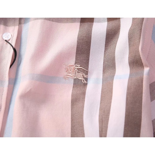 Replica Burberry Shirts Short Sleeved For Women #1225348 $36.00 USD for Wholesale