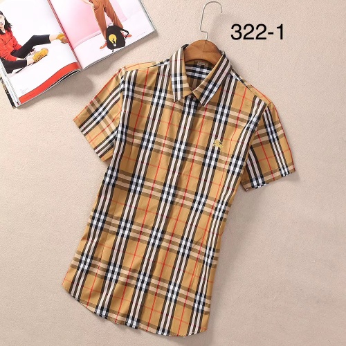 Replica Burberry Shirts Short Sleeved For Women #1225350, $36.00 USD, [ITEM#1225350], Replica Burberry Shirts outlet from China