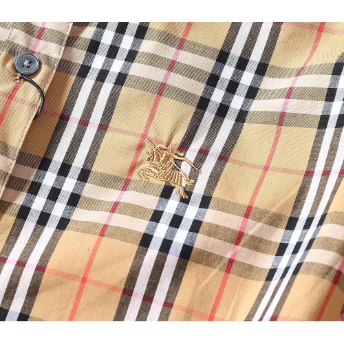 Replica Burberry Shirts Short Sleeved For Women #1225351 $36.00 USD for Wholesale