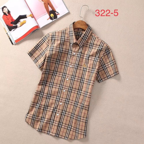 Replica Burberry Shirts Short Sleeved For Women #1225352, $36.00 USD, [ITEM#1225352], Replica Burberry Shirts outlet from China