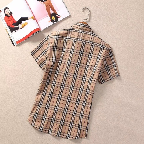 Replica Burberry Shirts Short Sleeved For Women #1225352 $36.00 USD for Wholesale