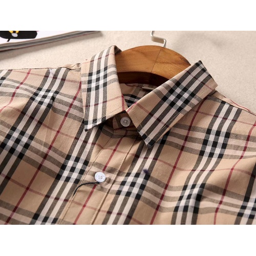 Replica Burberry Shirts Short Sleeved For Women #1225352 $36.00 USD for Wholesale