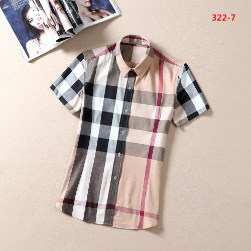 Replica Burberry Shirts Short Sleeved For Women #1225353, $36.00 USD, [ITEM#1225353], Replica Burberry Shirts outlet from China