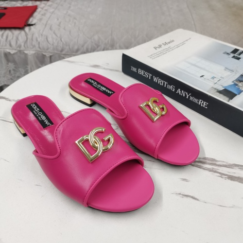 Replica Dolce &amp; Gabbana D&amp;G Slippers For Women #1225357, $122.00 USD, [ITEM#1225357], Replica Dolce &amp; Gabbana D&amp;G Slippers outlet from China