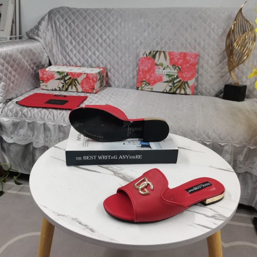 Replica Dolce & Gabbana D&G Slippers For Women #1225358 $122.00 USD for Wholesale