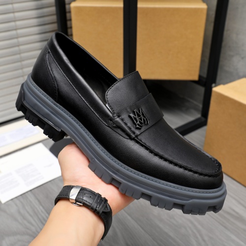 Replica Amiri Leather Shoes For Men #1225642 $112.00 USD for Wholesale