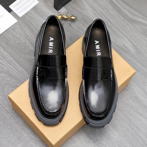 Replica Amiri Leather Shoes For Men #1225643 $112.00 USD for Wholesale