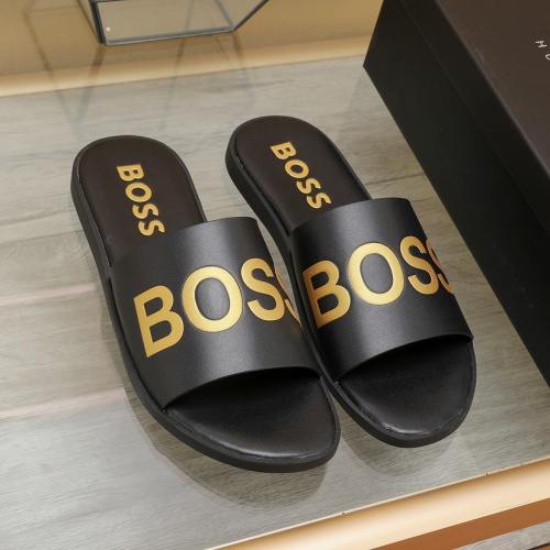 Replica Boss Slippers For Men #1225689, $64.00 USD, [ITEM#1225689], Replica Boss Slippers outlet from China